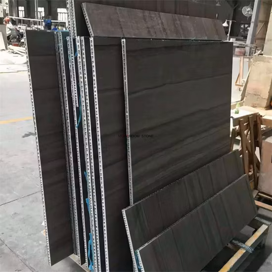 Moreroom Stone Hot Sale Coffee Brown Wooden Veins Marble for Sale