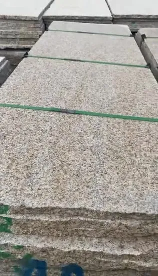 Building Materials G682 Beige Granite Slab for Indoor Countertops/Outdoor Paving